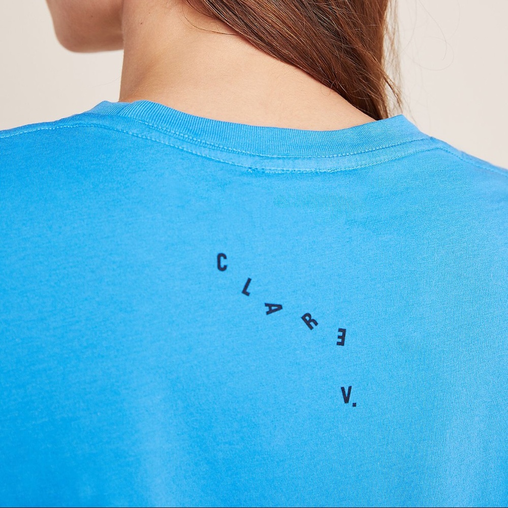 SOLD Clare V. Anthropologie Les Yeux Graphic Tee - Picture 4 of 5